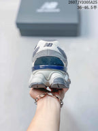 New Balance 9060 Grey Navy Mesh Sneakers