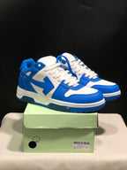 Off-White Out Of Office Blue White Low-Top Sneakers