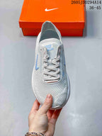 Nike Free 2025 Knit Running Sneakers Light Gray JDD294A14