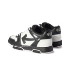 OFF-WHITE Out Of Office Low-Top Sneakers Black White