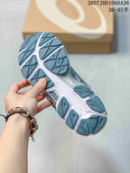 ASICS Gel-Cumulus 16 Mesh Sneakers in Blue, Silver and Green