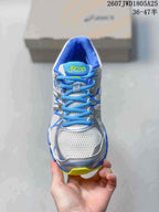 ASICS Gel-Nimbus 16 Running Sneakers White Blue Yellow 712750QWU