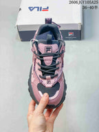 FILA Fusion Chunky Sneakers in Pink and Charcoal