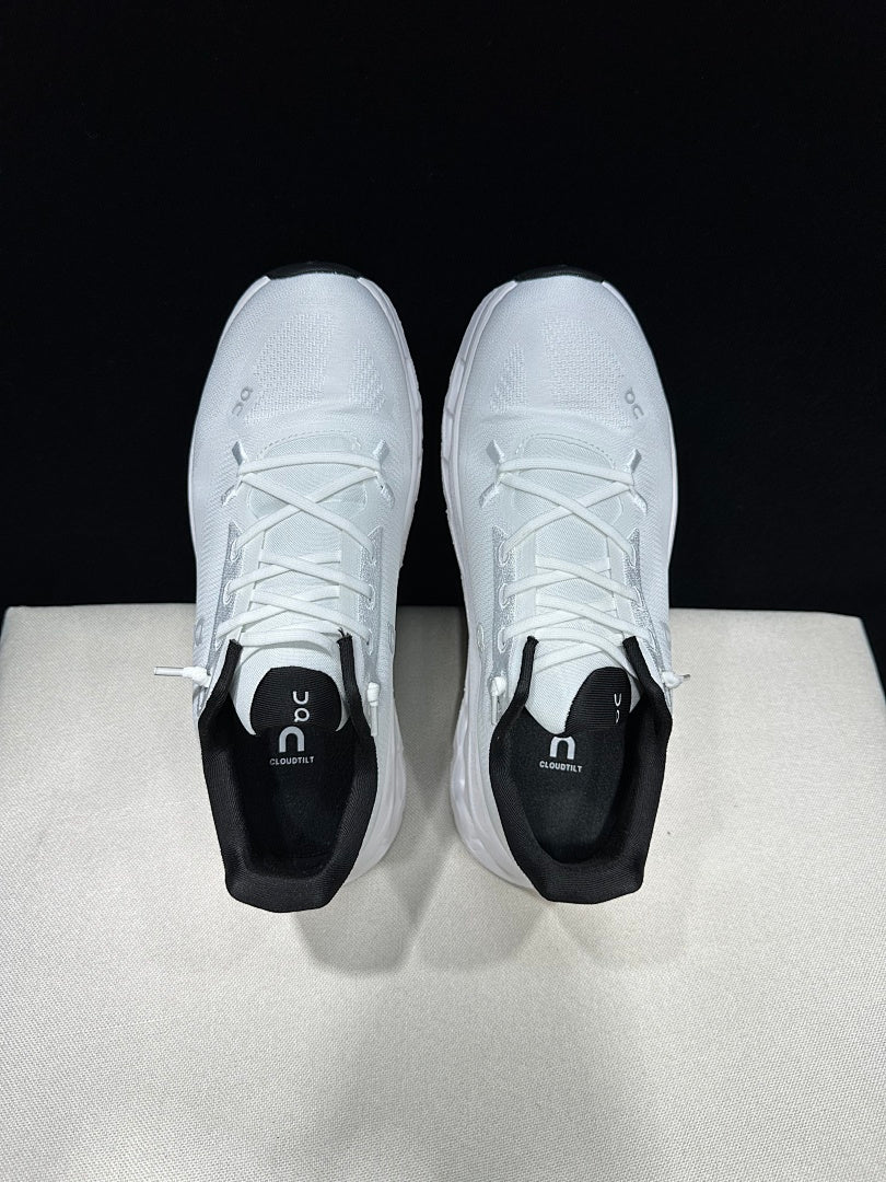 On Cloudtilt Sneakers in Ivory and Black
