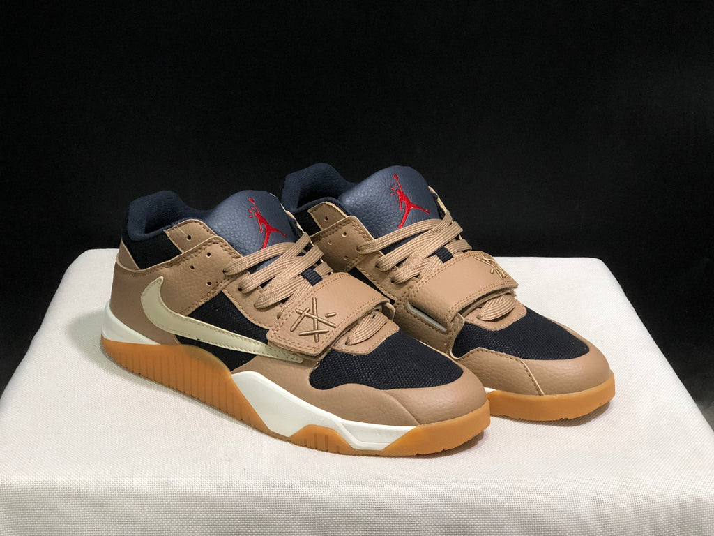 Nike Jordan Jumpman Jack Travis Scott Tan Navy Sneakers FZ8117-002