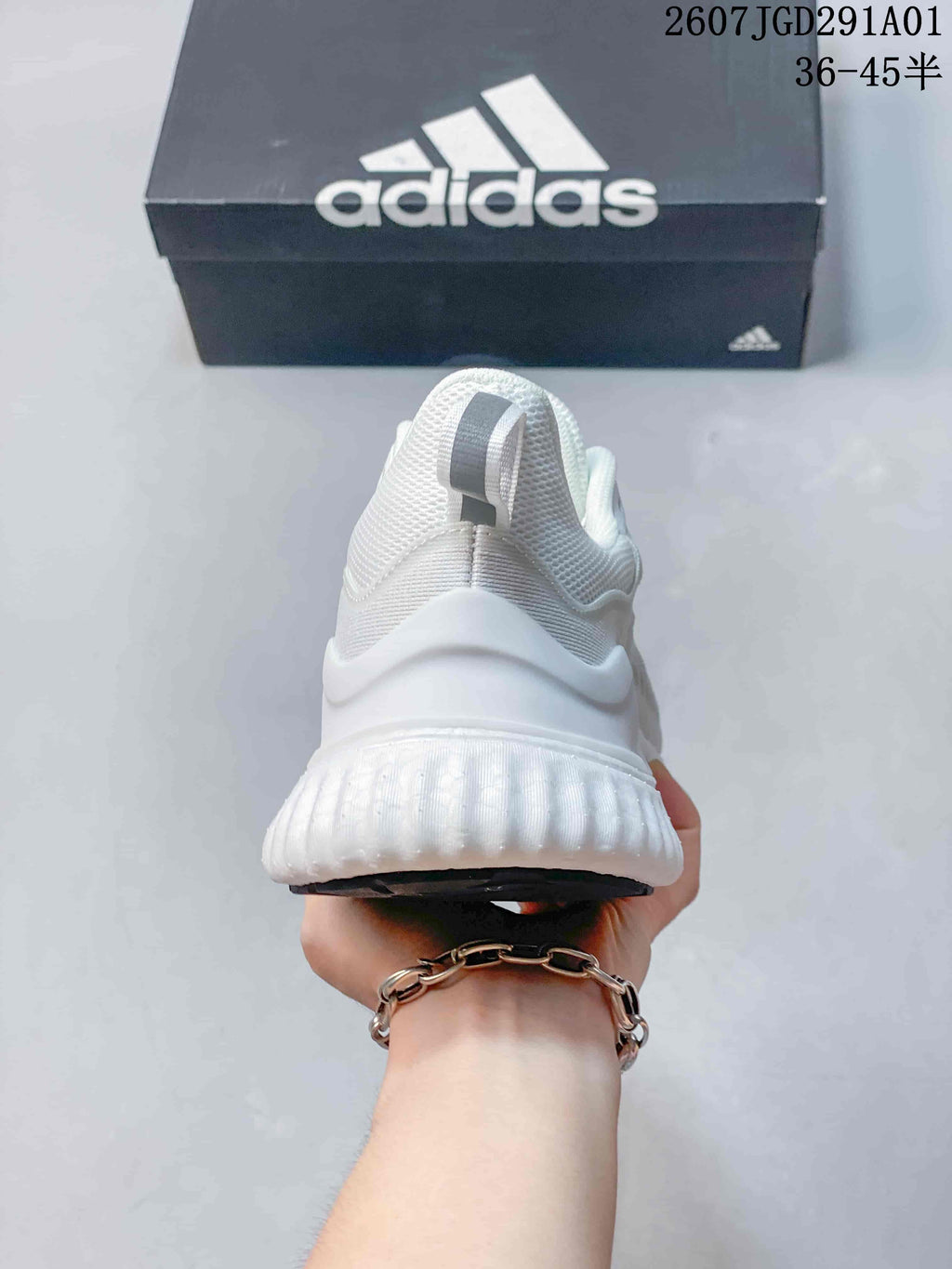 adidas AlphaBounce Beyond White Running Sneakers