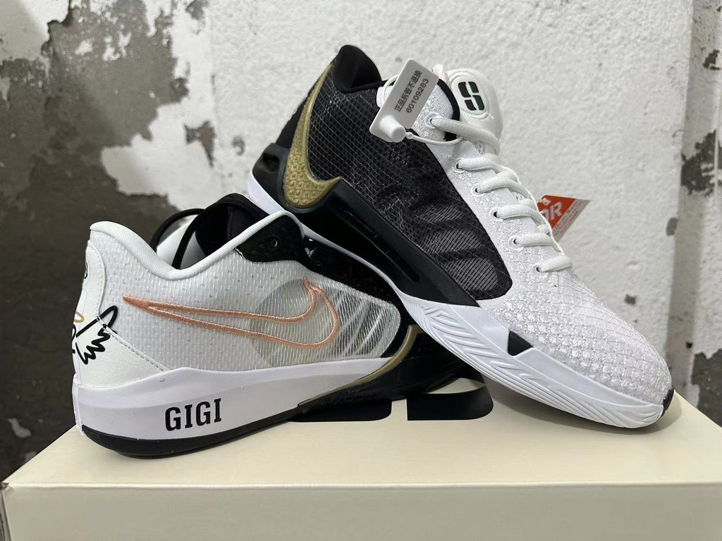 Nike Kobe 5 Protro Basketball Shoes, White/Black/Gold