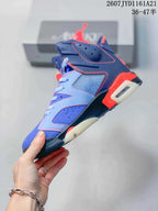Jordan Air Jordan 6 High-Top Sneakers Blue Red 2607 TYD1161A21