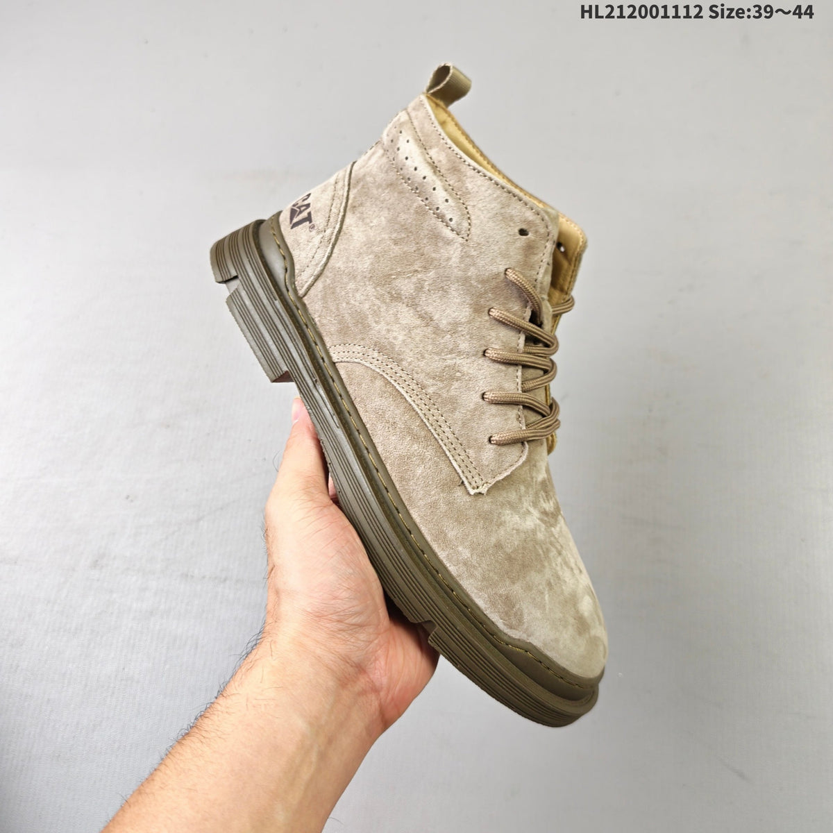 CAT Footwear High-Top Casual Boots in Taupe
