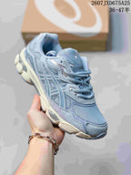 ASICS GEL-NYC Blue-Gray Low-Top Sneakers