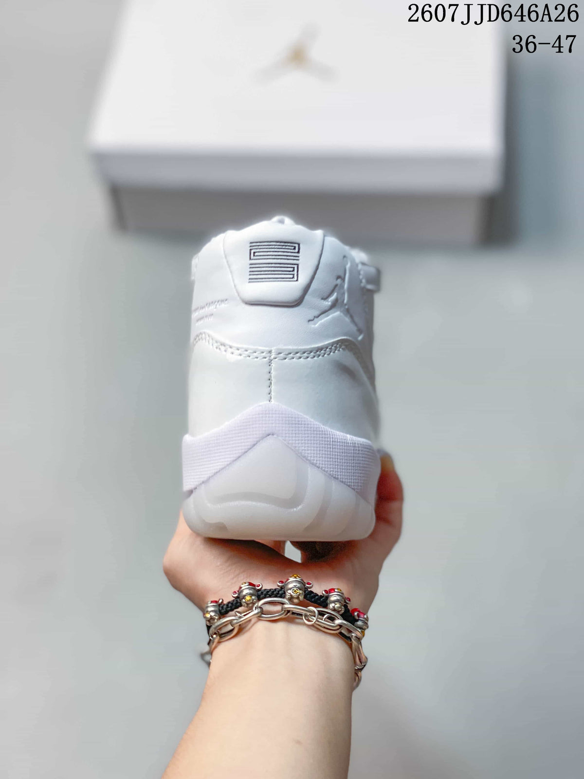 Jordan Air Jordan 11 Retro White High-Top Sneakers
