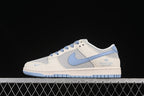 Nike SB Dunk Low Cream Grey Light Blue Sneakers
