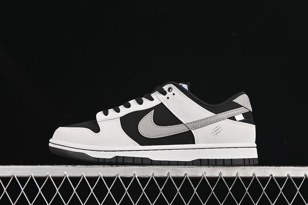 Nike SB Dunk Low Black White Grey Skate Sneakers WB0414-002