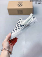 Vans Checkerboard Slip-On Sneakers Navy White 79205OPR