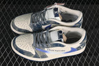 Air Jordan 1 Low OG SP Travis Scott Fragment Denim-Style Sneakers