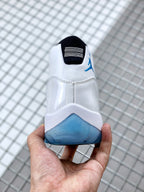 Jordan 11 Legend Blue Sneakers White Blue 378037-117