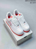 Nike Air Force 1 ’07 Low White Red Sneakers