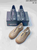 ECCO Zip-Front Mesh Casual Shoes