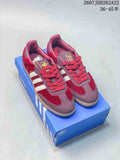 adidas Originals Samba Vegan OG Sneakers Burgundy White
