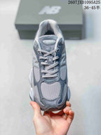 New Balance 9060R Gray Suede Sneakers 712450EWO
