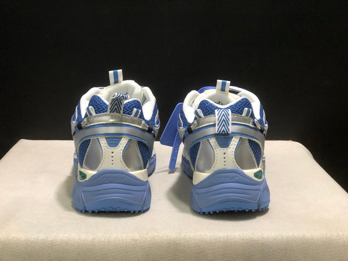 Off-White Be Right Back Sneakers Blue White Silver