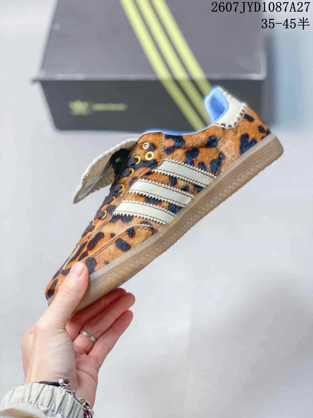 adidas Samba ADV Leopard Low-Top Sneakers