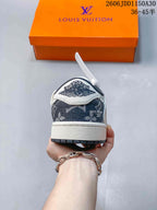 Jordan Air Jordan 1 Low Style Sneakers, Monogram Denim