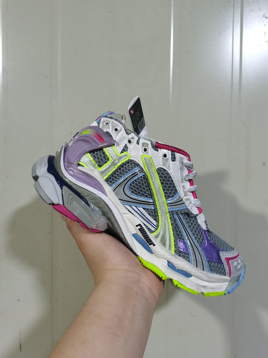 Balenciaga Runner Sneakers Grey/Purple 0361