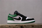 Jordan 1 Low Black Green Sneakers 553558-113