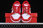 Nike Dunk Low Red and White Sneakers DD1873-116