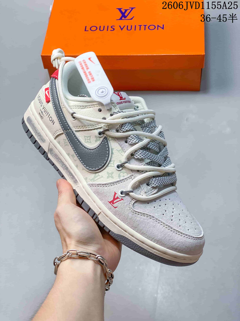 Nike SB Dunk Low Pro Sneakers, Louis Vuitton-Inspired Colorways