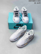 Nike Court Vision Low DIY Custom White Sneakers