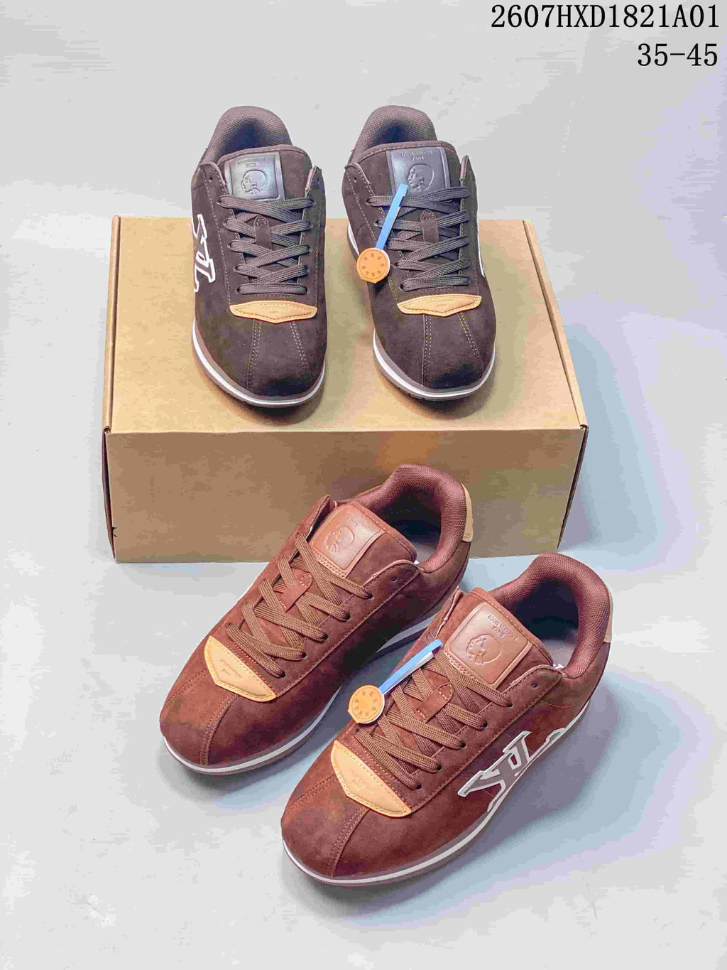 Louis Vuitton Buttersoft Low-Top Sneakers in Brown