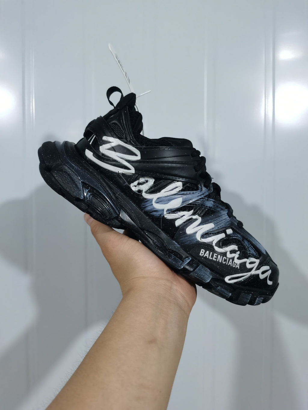 Balenciaga Track Sneaker Black Graffiti 1090