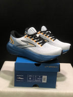 Brooks Glycerin 21 Men's Running Shoes White Blue