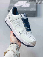 Nike Air Force 1 Low White Black The North Face Graphic Sneakers