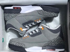 Jordan 3 Gray Cement Men’s Sneakers