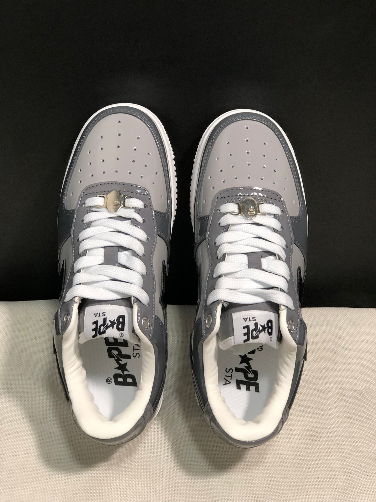 BAPE Bapesta Low-Top Sneakers Dark Gray