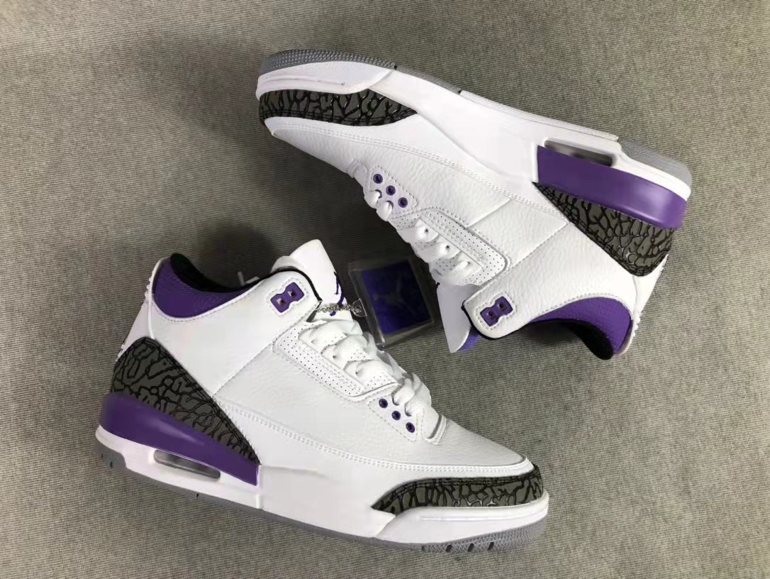 Jordan Air Jordan 3 SE Denim White Purple Sneakers
