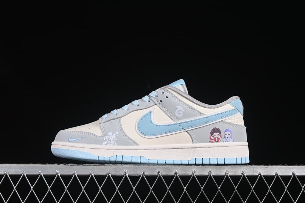 Nike SB Dunk Low Nezha Grey White Blue Sneakers