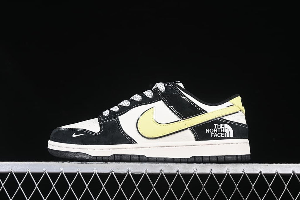Nike SB Dunk Low Black White Yellow Sneakers