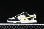 Nike SB Dunk Low Black White Yellow Sneakers