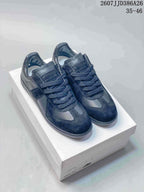 Maison Margiela Replica Wedge Low-Top Sneakers in Black DX003DGR41