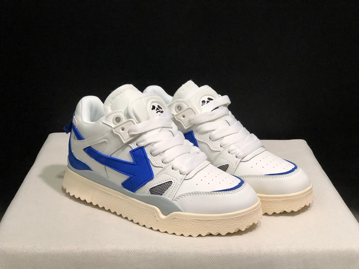 Off-White Out Of Office Sneakers White and Royal Blue