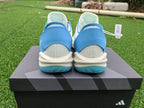 Adidas Adizero White and Blue Court Shoes