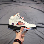 Jordan Air Jordan 5 International Flight White Orange Blue Sneakers