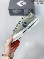 Vans Knu Skool Low-Top Sneakers Green Canvas Style