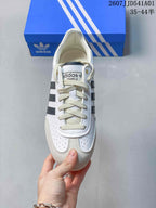 Adidas Originals VS JOG 2.0 Low-Top Sneakers, White and Black