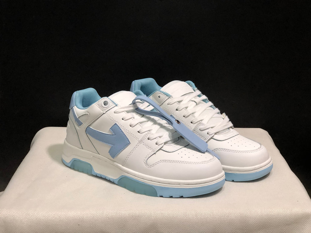 Off-White Out Of Office Low-Top Sneakers White Light Blue