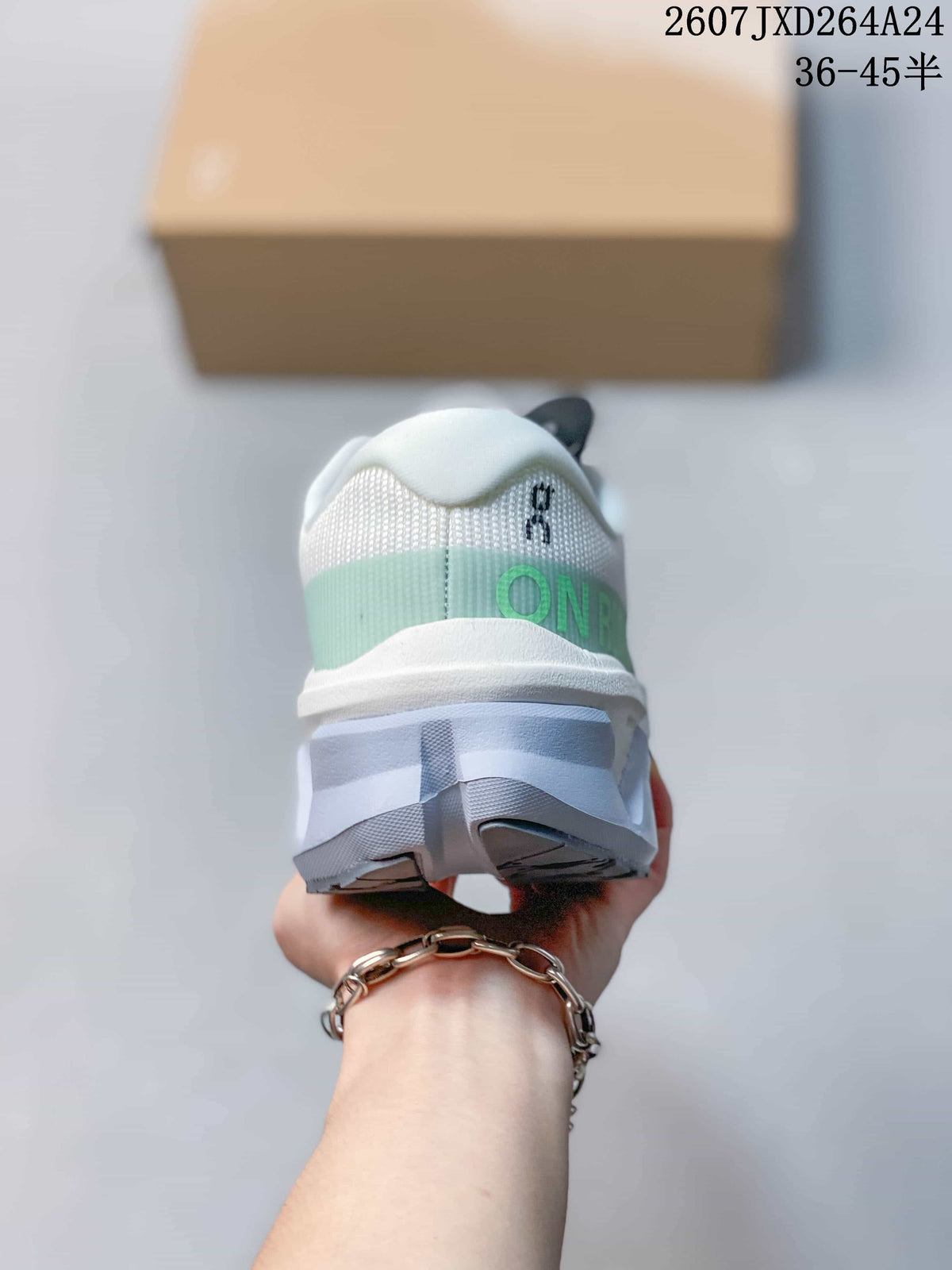 On Cloudmonster 3 Hyper Sneakers White Green Gray